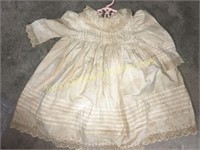 Early 1900's cotton Christening dress