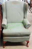 Green Wingback Chair