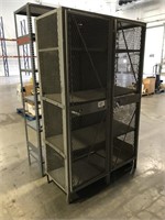 Metal Storage Cabinet and Shelving Unit