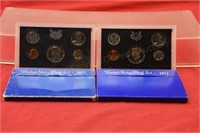 (2) United States Proof Sets - 1971, 1972