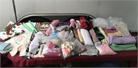 Large Fabric and Craft Supply Lot