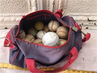 Bag Full of Old Baseballs / Balls