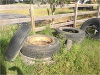 LOT OF COMMERCIAL TIRES