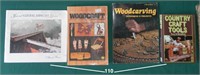 Four tool or woodworking books