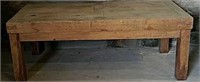 RUSTIC NATURAL WOOD COFFEE TABLE