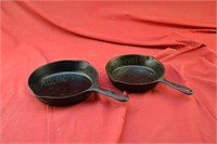 (2) Cast Iron Skillets