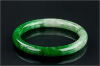 Burma Green Jadeite Bangle A Grade GIA Cert