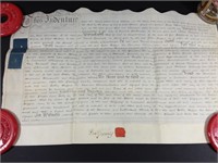 Document antique: Bail pour un an de 1795