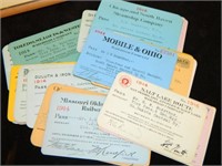 SEVERAL 1914 RAILROAD PASS FOR G.W. MCARTHUR VICE