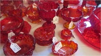 Nice Collection of Amberina Glass
