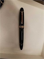 Montblanc fountain pen with 14 karat gold nib