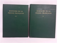 2 Livres Histoire de la presse française 1965