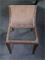 Vanity chair frame