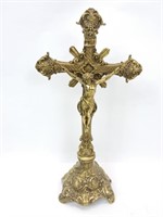 Crucifix en cuivre ciselé, Belgique