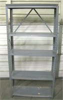 Tall Metal Shelf Unit w/ Extra Shelf