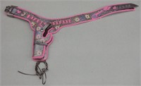 Pink Leather Holster & Belt "Heart Breaker"