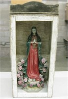 Large Wood Box Santo - 30" Tall