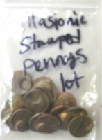 Bag Lot of Masonic Stamped Pennies