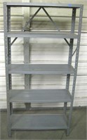 Tall Metal Shelf Unit 30.25" X 11.5" X 61.25" Tall