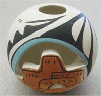 Southwest Hand Painted & Signed Pot