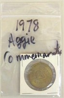 1978 Aggie Commemorative Coin