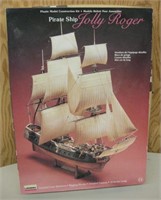 Jolly Roger Pirate Ship Model By Lindberg