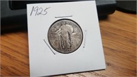 1925 Walking Liberty Quarter