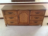 Vintage Oak Dresser Cabinet By Hickory #2-6A