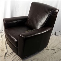 Modern Natuzzi Leather Recliner Chair
