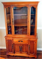Dining Room Cherry Wood China Cabinet