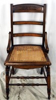 Antique Eastlake Cane Bottom Side Chair