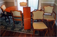 Dining Room Cherry Dining Room Table & 6 Chairs