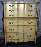 Vintage French Provincial Chest Dresser 52"