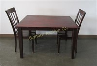 Wooden 3pc Dining Set