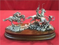 Chilmark Fine Pewter Statue "The Red River Wars"