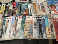 Collection of 46 issues of The Saturday evening