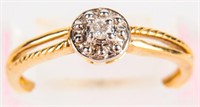 Jewelry 10kt Yellow Gold Diamond Ring