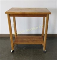 Butcher Block Kitchen Cart