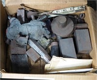 Machinist Measuring Heavy Assorted Weights Box Lot