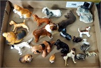 20 Pcs Fine Porcelain Ceramic Dog Collection