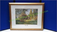 Framed Monet Print