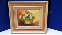 Marian T. Hennessy Framed Floral Painting