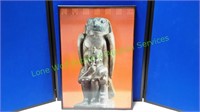 Ramsees II Statue Framed Picture