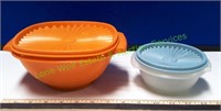 Vintage Tupperware 838-2 & 1323-18 Containers