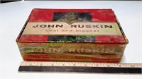 Vintage John Ruskin Cigar Box
