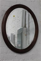 Oval beveled Mirror