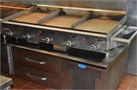3-Section Griddle (5') Gas