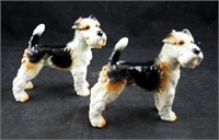 2  Goebel  W Germany Schnauser Dog Figurines