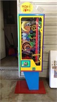 Gum ball machine with keys