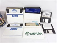 Jeux complets PC originaux, disquettes et floppy
